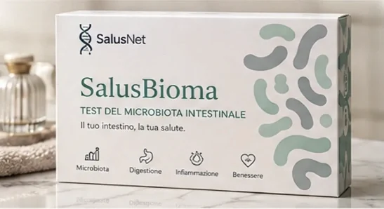 Confezione SalusBioma SalusNet — test del microbiota intestinale